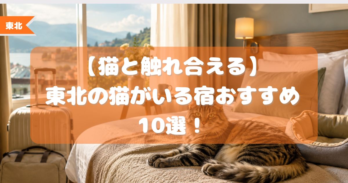 東北,猫と触れあえる宿,猫がいる宿